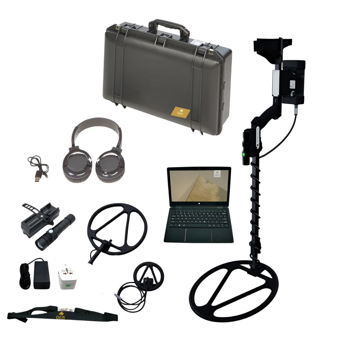 OKM Pulse Nova Metal Detector with Delta Search Coil-Destination Gold Detectors