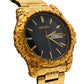 Orocal Seiko Solar Gold Nugget Inlay Watch-Destination Gold Detectors