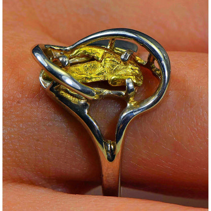 Orocal Gold Nugget Ladies Ring RL784NSS-Destination Gold Detectors