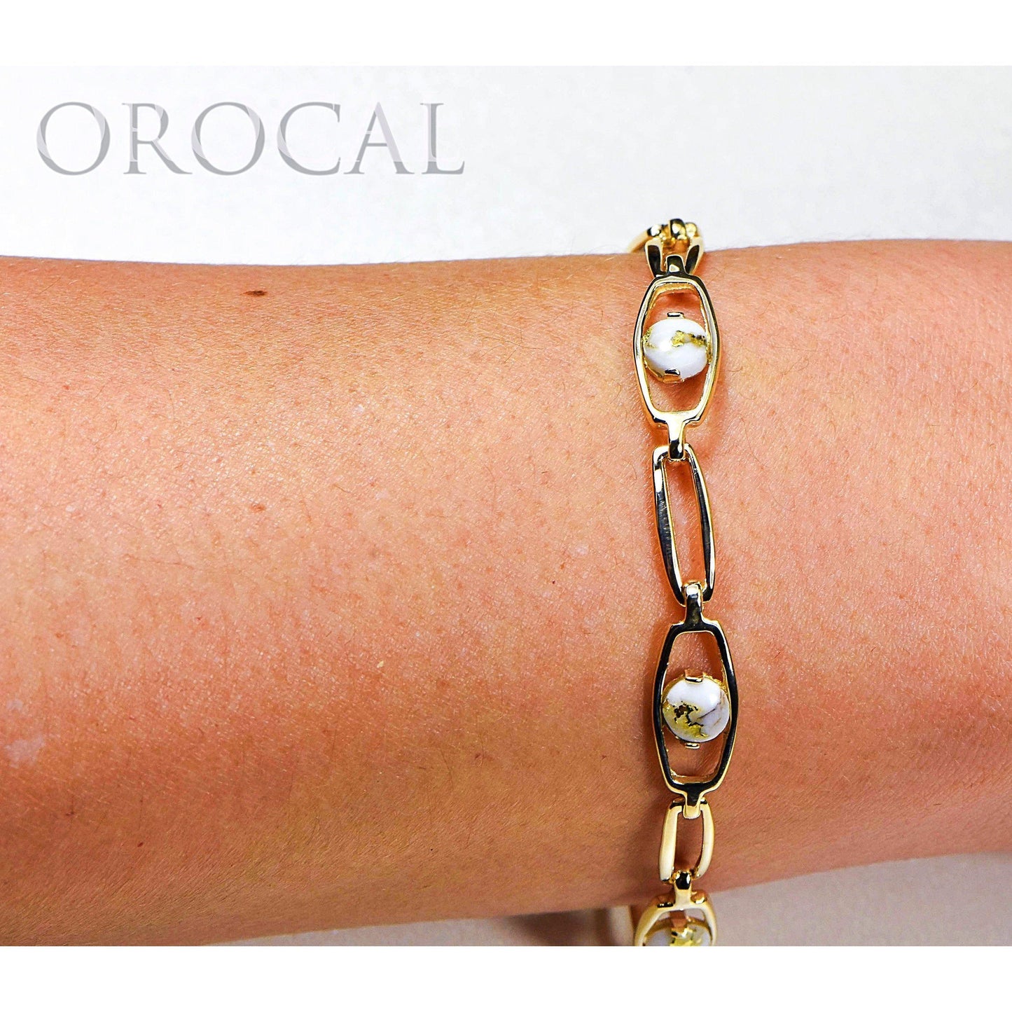 Orocal Gold Quartz Bracelet BDLOV5LHQC89-Destination Gold Detectors