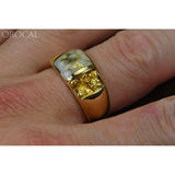 Orocal Gold Quartz Men's Ring RM1088NQ-Destination Gold Detectors
