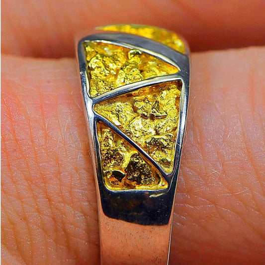 Orocal Gold Nugget Men's Ring RM883NSS-Destination Gold Detectors