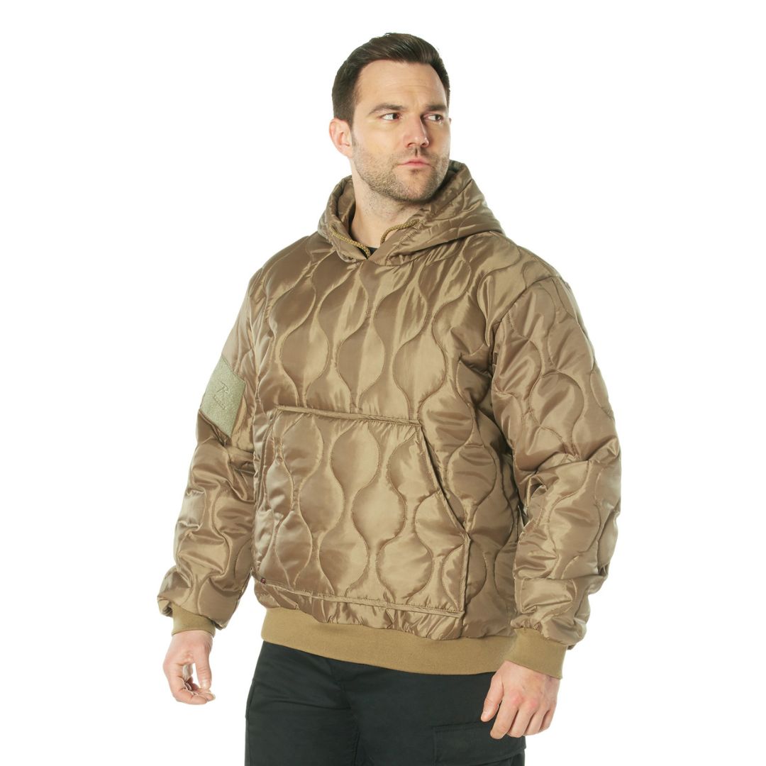 Rothco Quilted Woobie Hooded Sweatshirt - Destination Gold Detectors