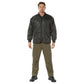 Rothco Black Concealed Carry Quilted Woobie Jacket - Destination Gold Detectors