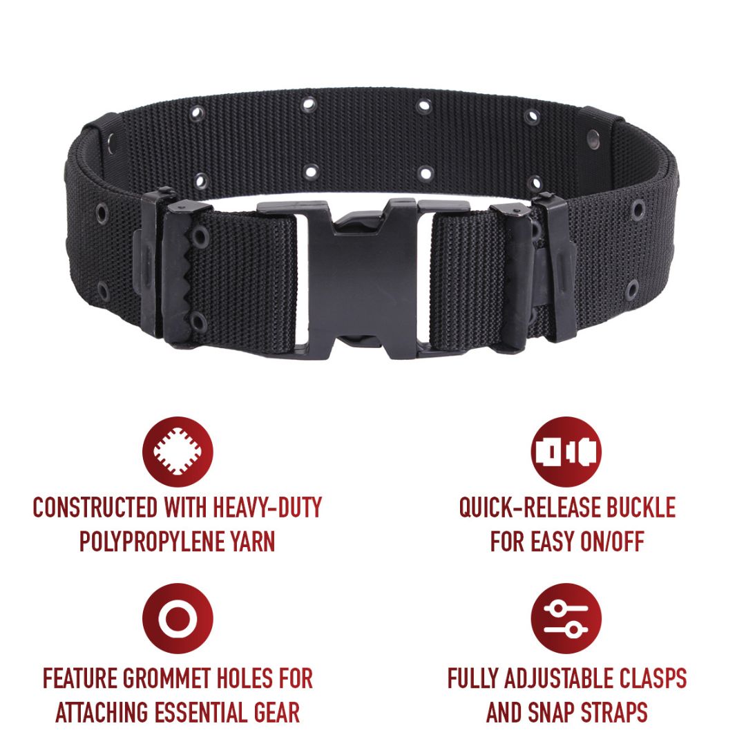 Rothco New Issue Marine Corps Style Quick Release Pistol Belts - Destination Gold Detectors