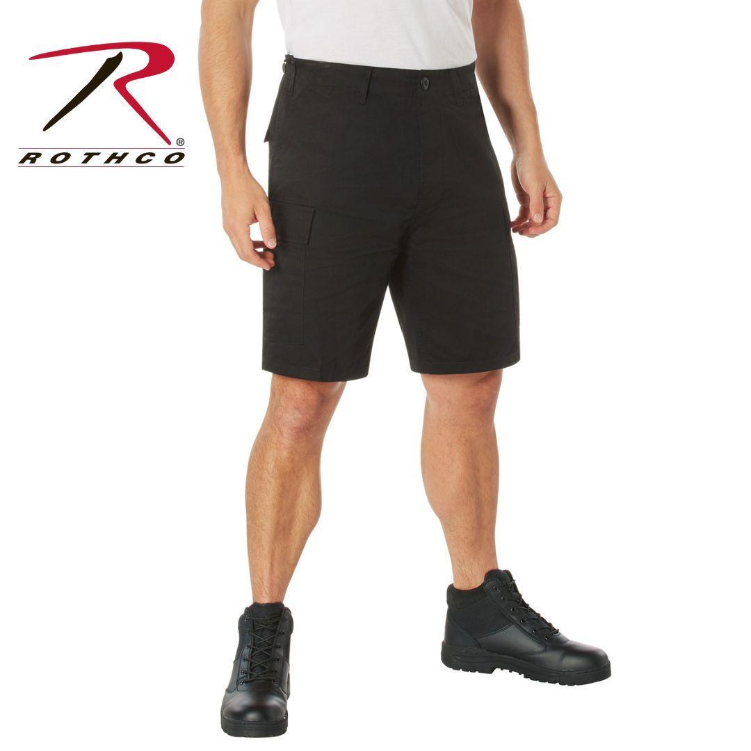 Rothco Black Tactical BDU Shorts-Destination Gold Detectors