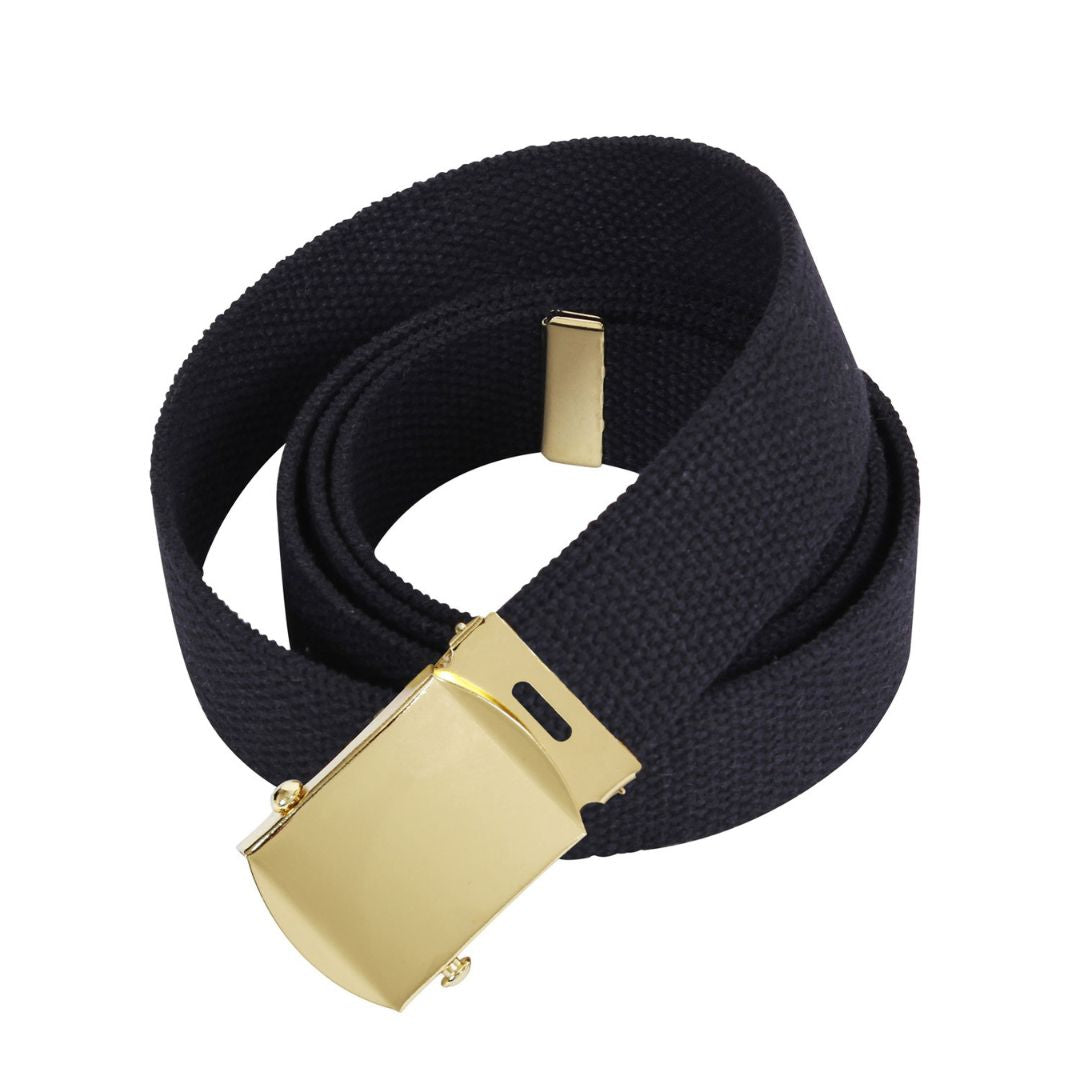 Rothco Black Web Belts - 44 Inches Long - Destination Gold Detectors