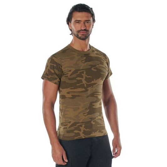 Rothco Brown Camo T-Shirt - Destination Gold Detectors