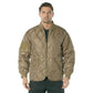 Rothco Brown Concealed Carry Quilted Woobie Jacket - Destination Gold Detectors