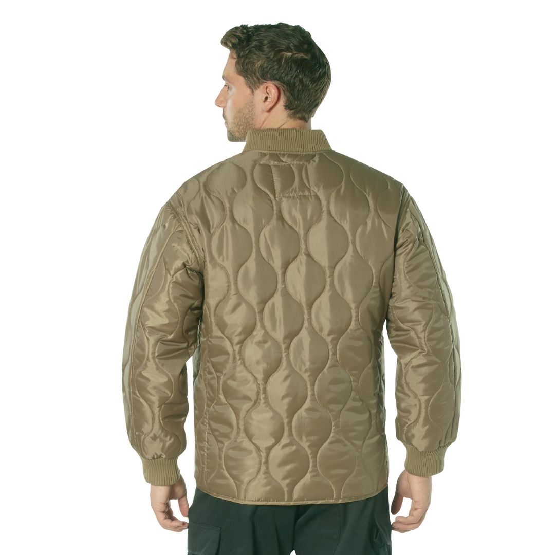 Rothco Brown Concealed Carry Quilted Woobie Jacket - Destination Gold Detectors