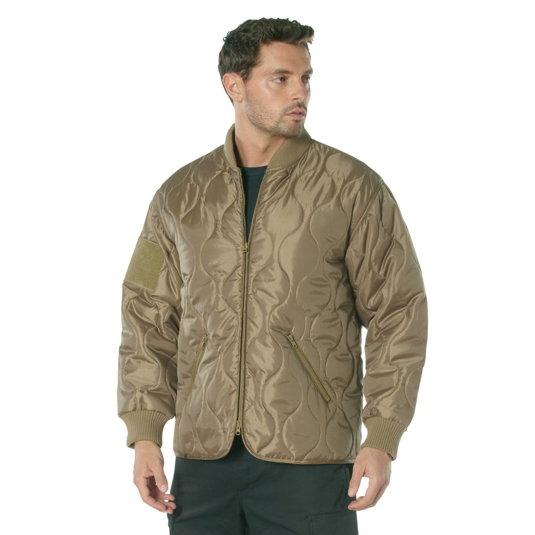 Rothco Brown Concealed Carry Quilted Woobie Jacket