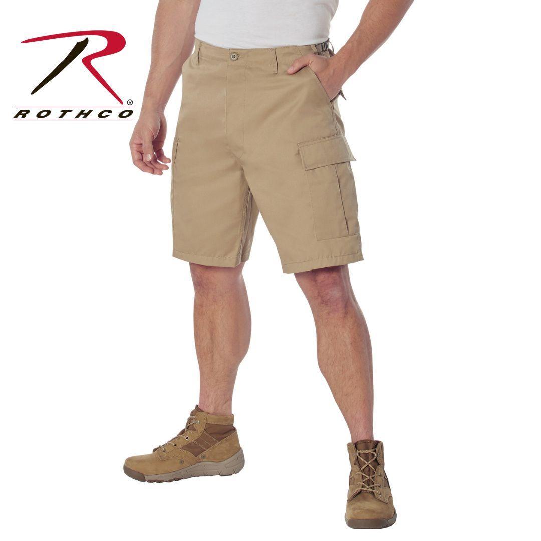 Rothco Khaki Tactical BDU Shorts-Destination Gold Detectors