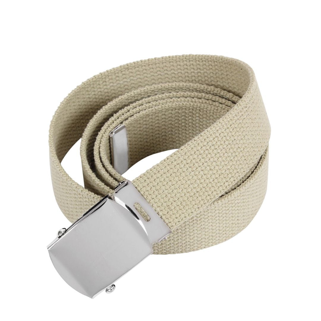 Rothco Khaki Web Belts - 44 Inches Long