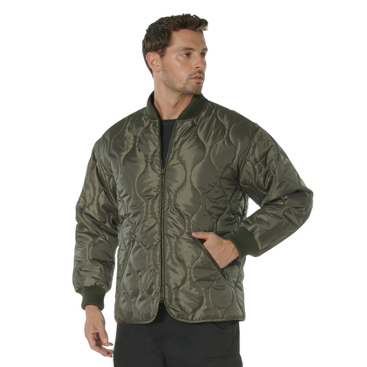 Rothco Olive Concealed Carry Quilted Woobie Jacket - Destination Gold Detetors
