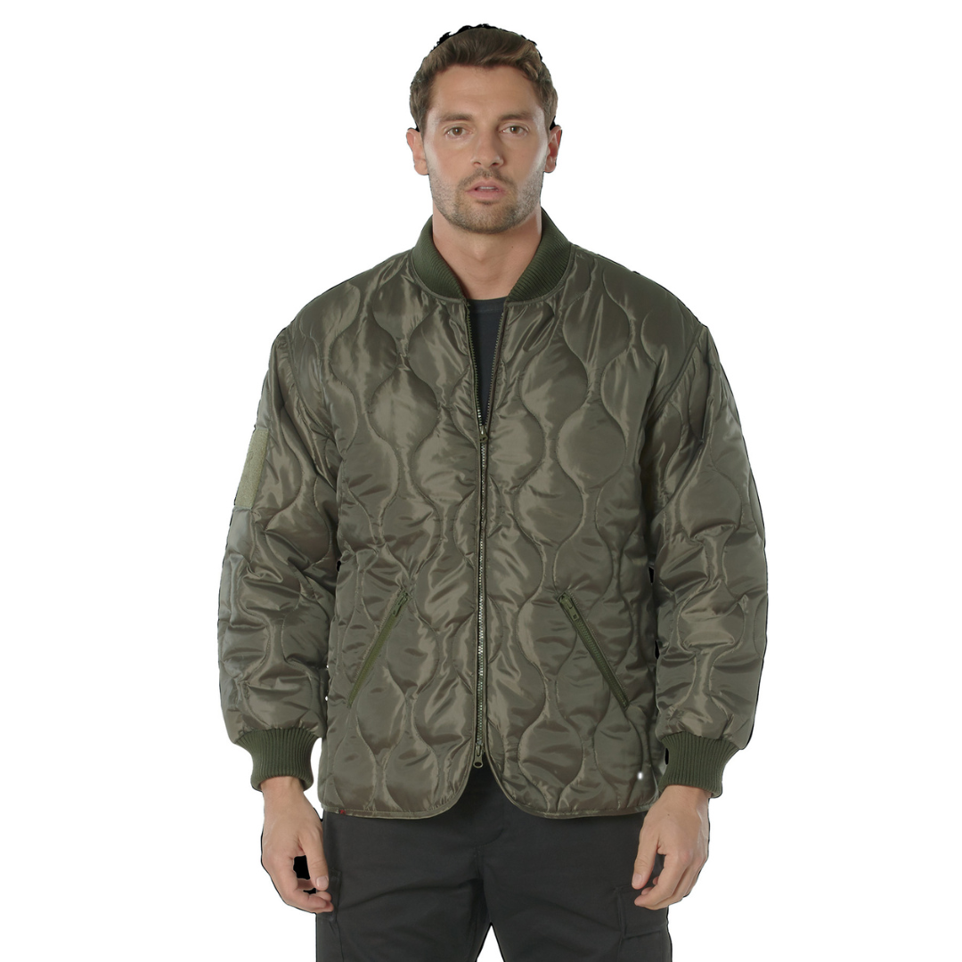 Rothco Olive Concealed Carry Quilted Woobie Jacket - Destination Gold Detetors