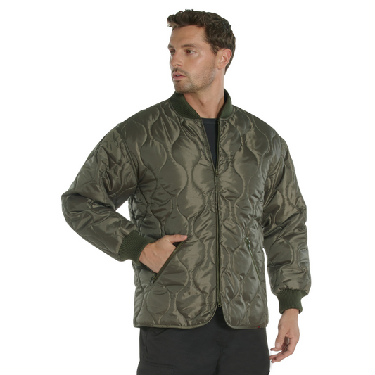 Rothco Olive Concealed Carry Quilted Woobie Jacket - Destination Gold Detetors