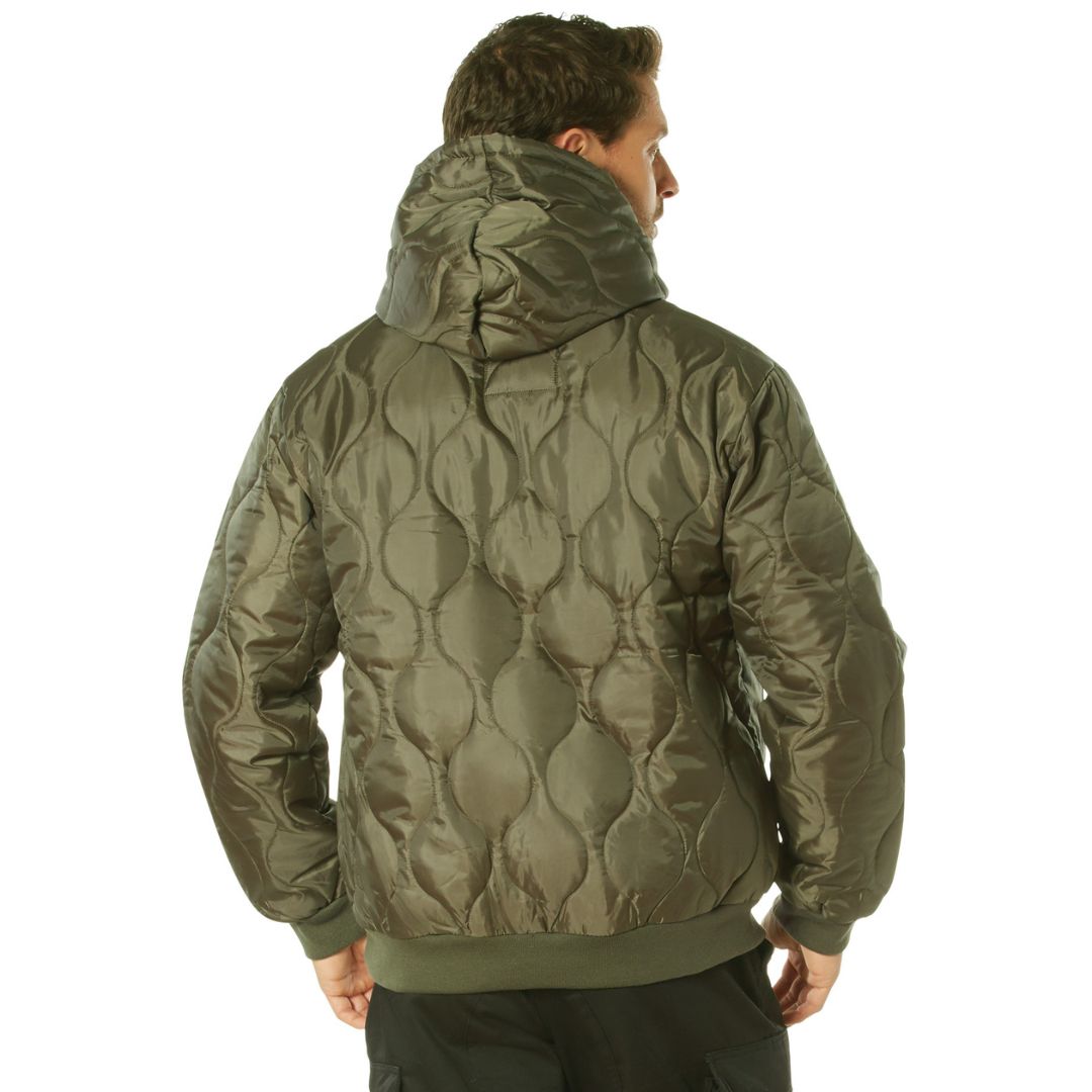 Rothco Quilted Woobie Hooded Sweatshirt - Destination Gold Detectors