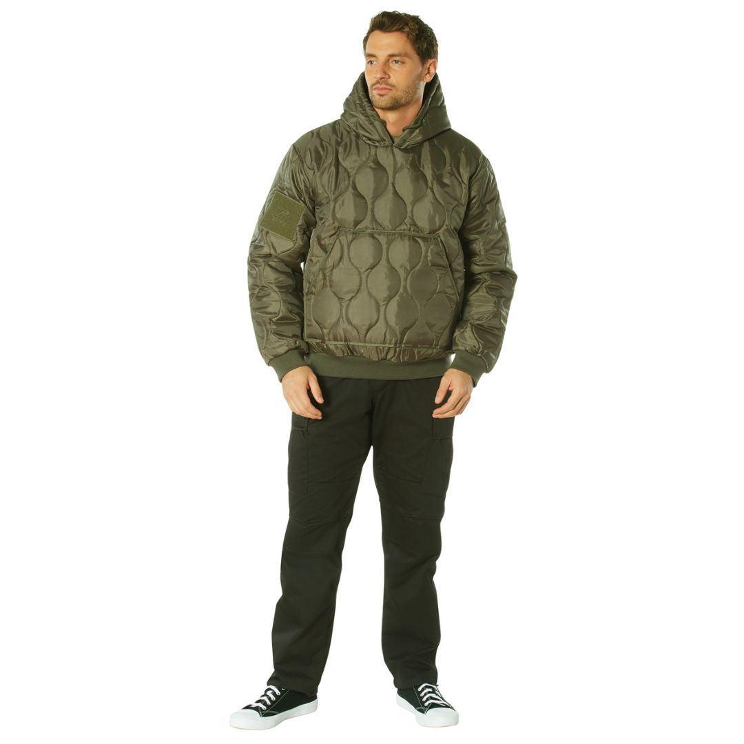 Rothco Quilted Woobie Hooded Sweatshirt - Destination Gold Detectors