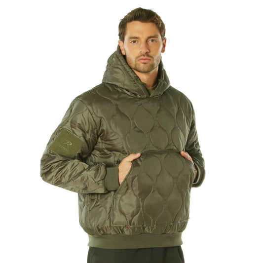 Rothco Quilted Woobie Hooded Sweatshirt - Destination Gold Detectors