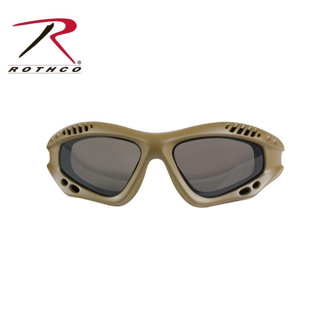 Rothco Ventec Tactical Goggles Coyote Brown-Destination Gold Detectors