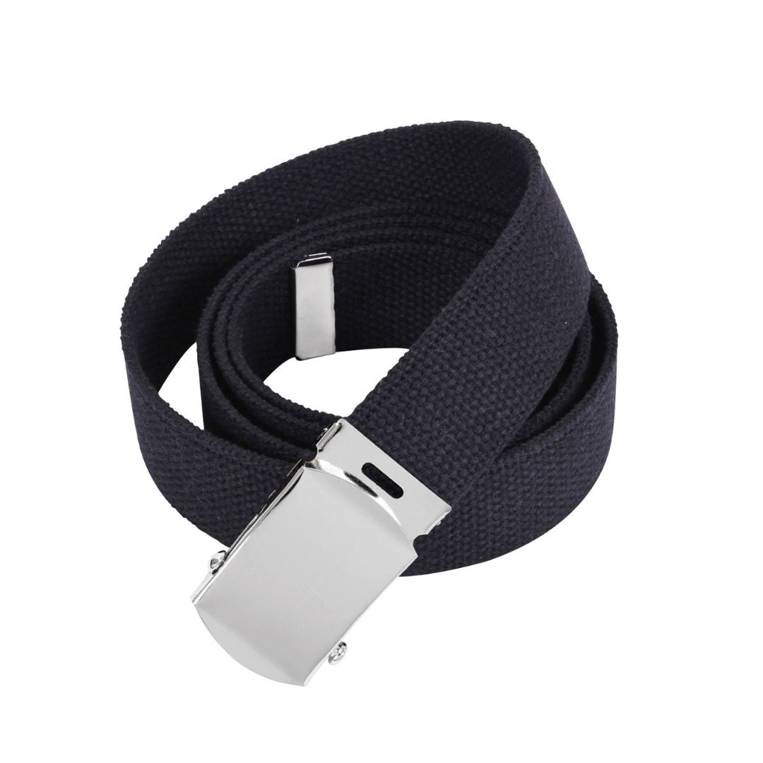 Rothco Black Web Belts - 44 Inches Long - Destination Gold Detectors