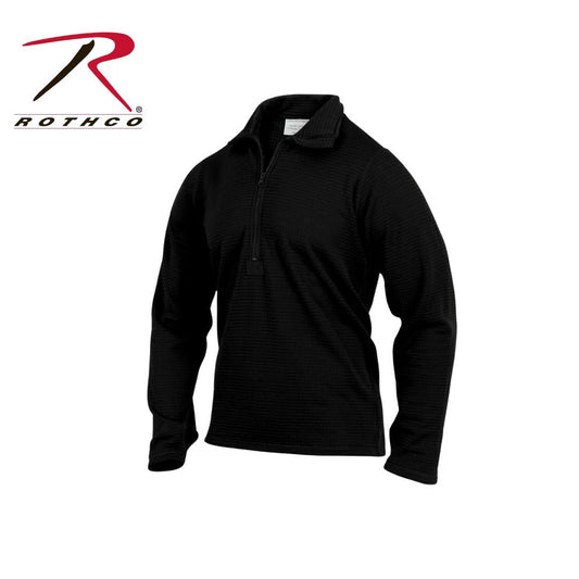 Rothco ECWCS Gen III Mid-Weight Underwear Top (Level II) - Black-Destination Gold Detectors