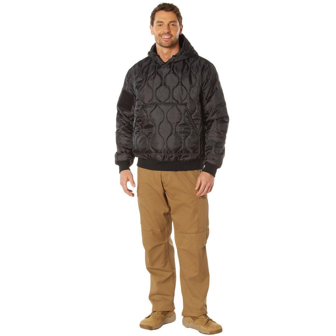 Rothco Quilted Woobie Hooded Sweatshirt - Destination Gold Detectors
