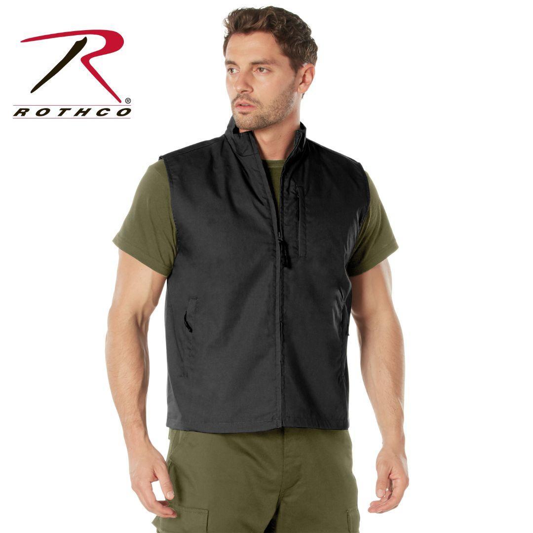 Rothco Undercover Travel Vest Black-Destination Gold Detectors