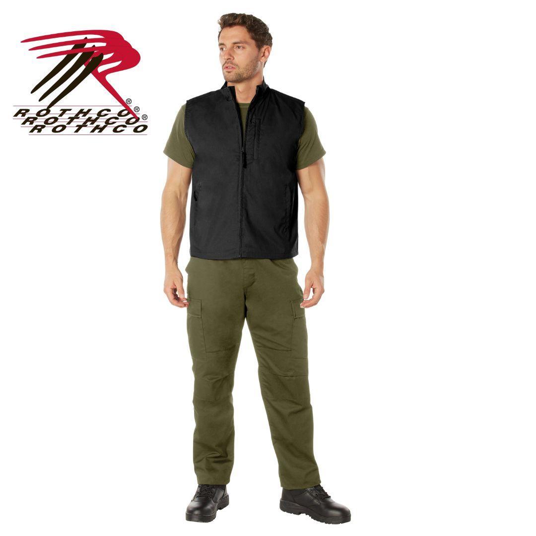 Rothco Undercover Travel Vest Black-Destination Gold Detectors