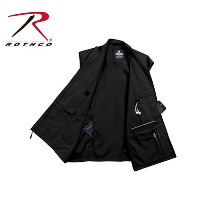 Rothco Undercover Travel Vest Black-Destination Gold Detectors