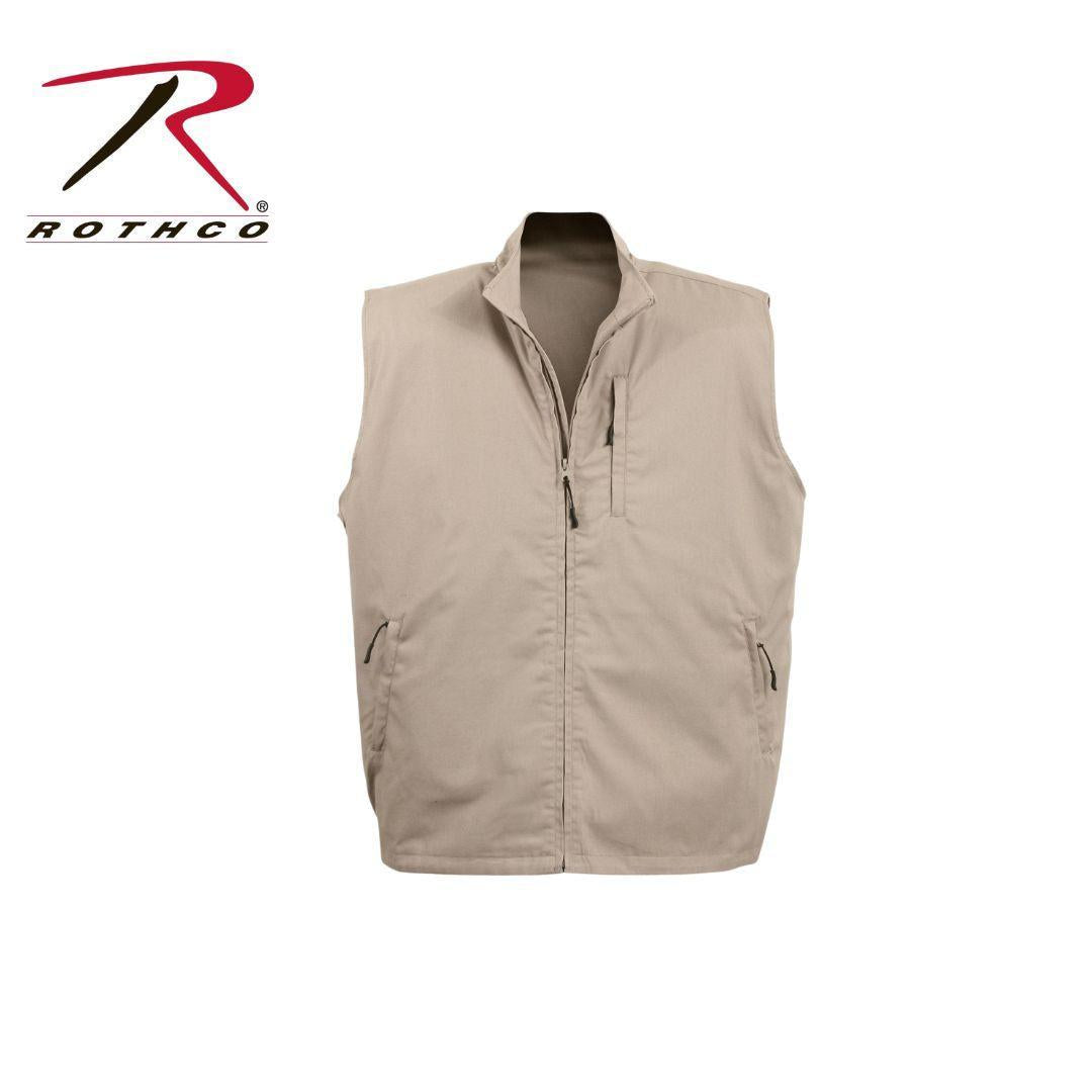 Rothco Undercover Travel Vest Khaki-Destination Gold Detectors