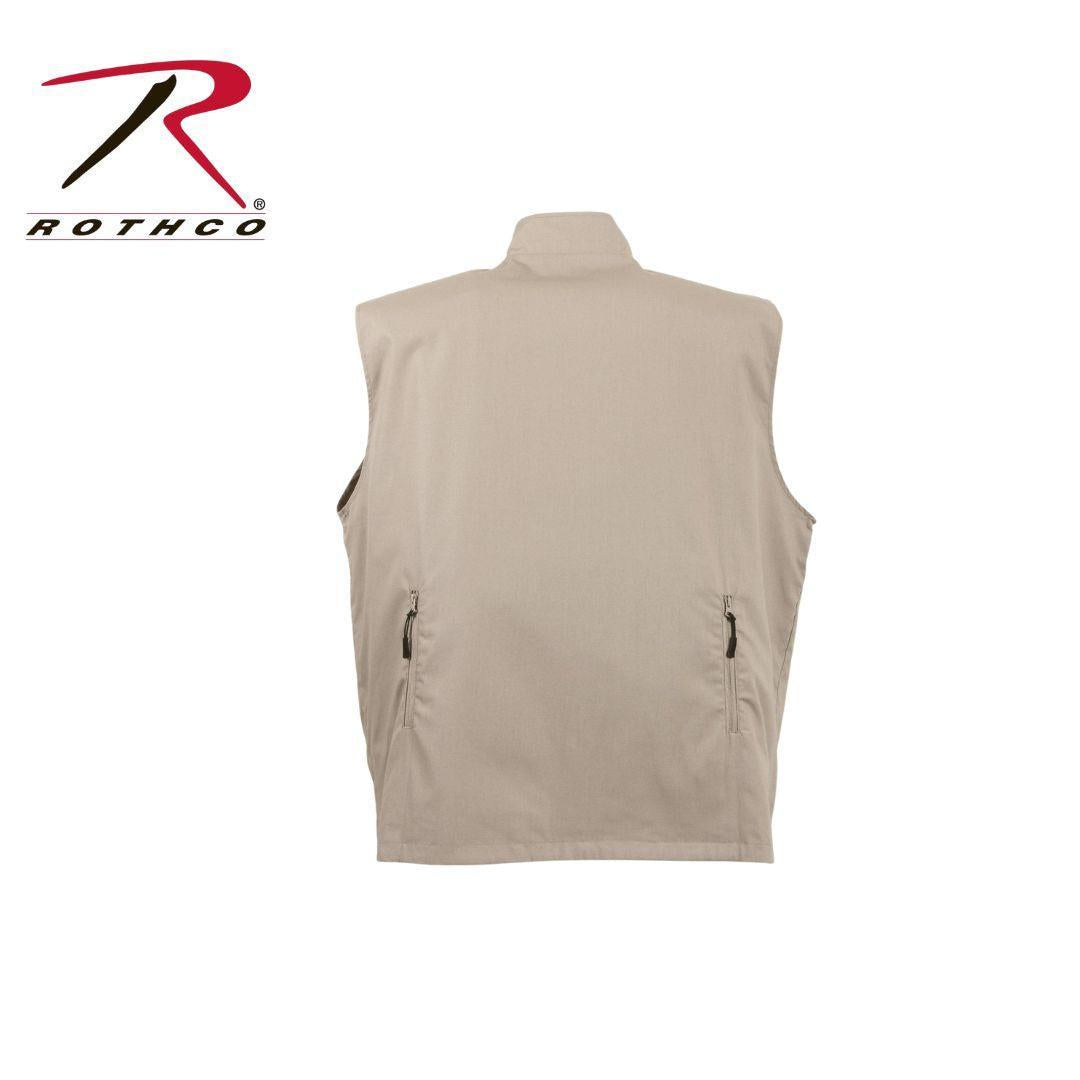Rothco Undercover Travel Vest Khaki-Destination Gold Detectors