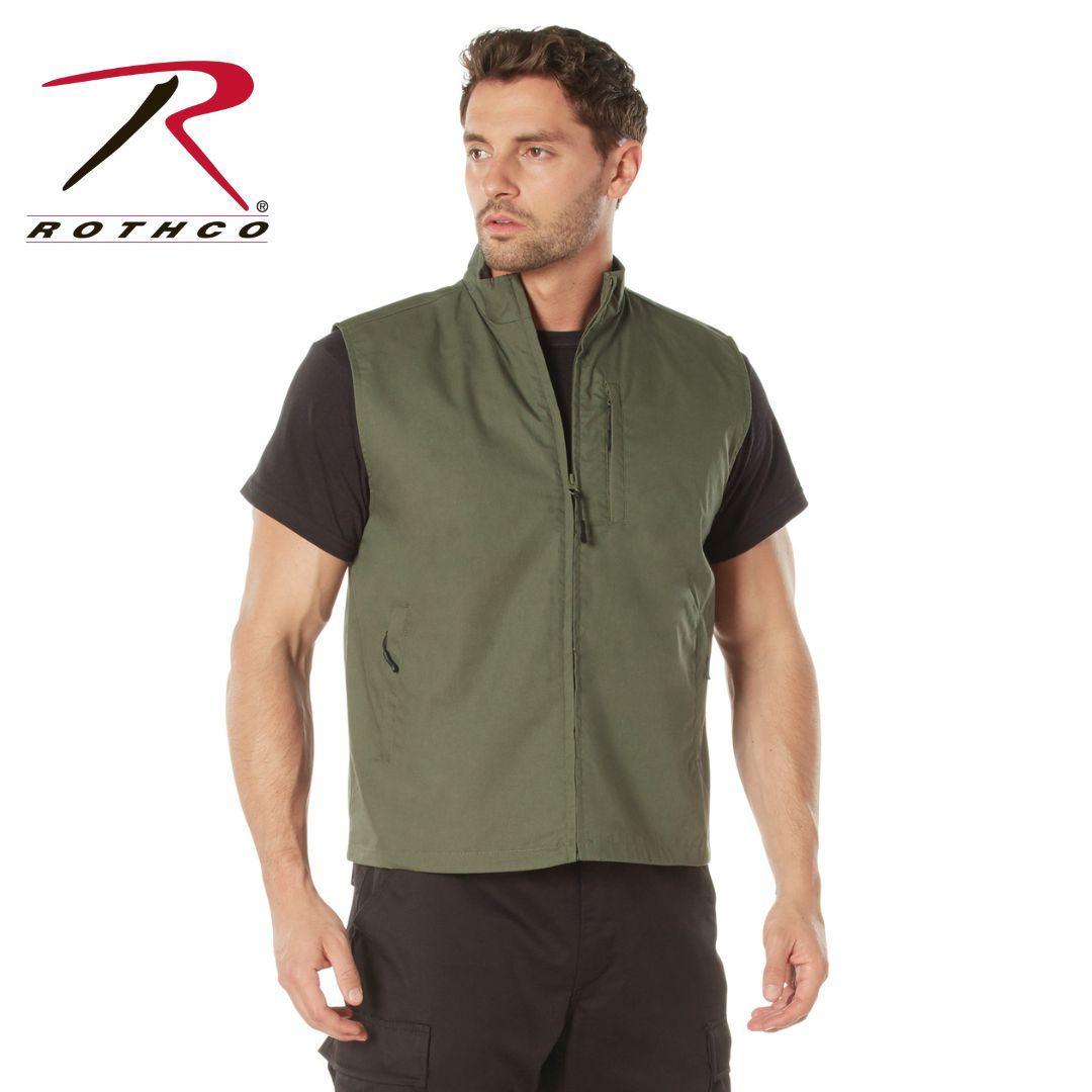 Rothco Undercover Travel Vest Olive Drab-Destination Gold Detectors