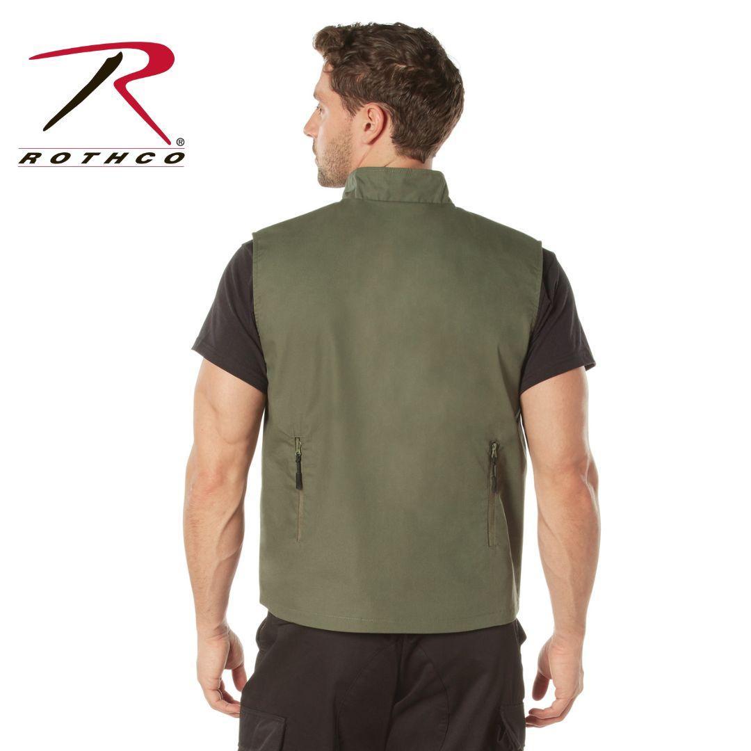 Rothco Undercover Travel Vest Olive Drab-Destination Gold Detectors