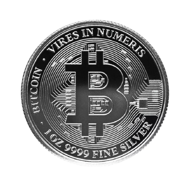 Bitcoin Silver Coin .9999 Pure