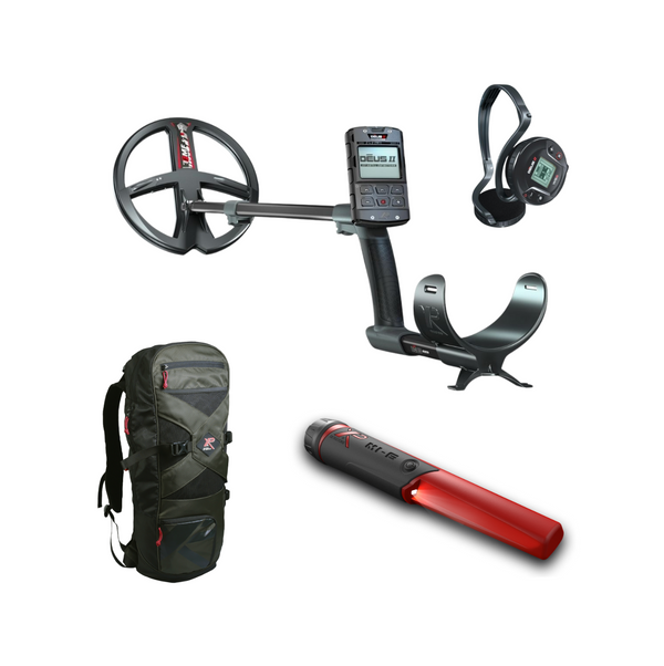 XP DEUS II RC Metal Detector w/ FMF Coil and WS6 Wireless Headphones Promo