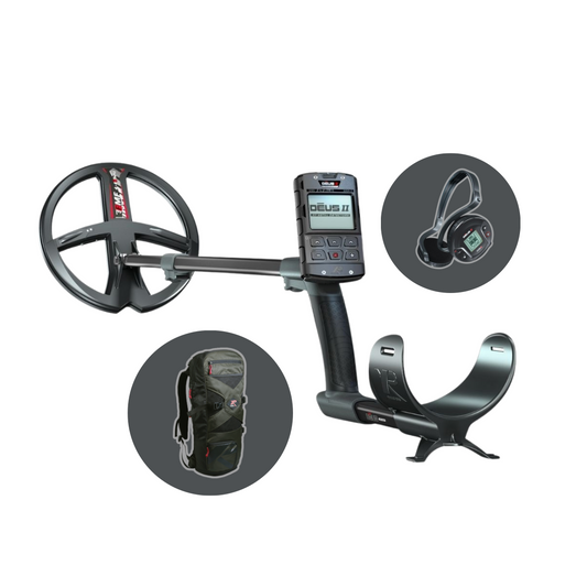 XP DEUS II Metal Detector with Remote Control and WS6 Headphones