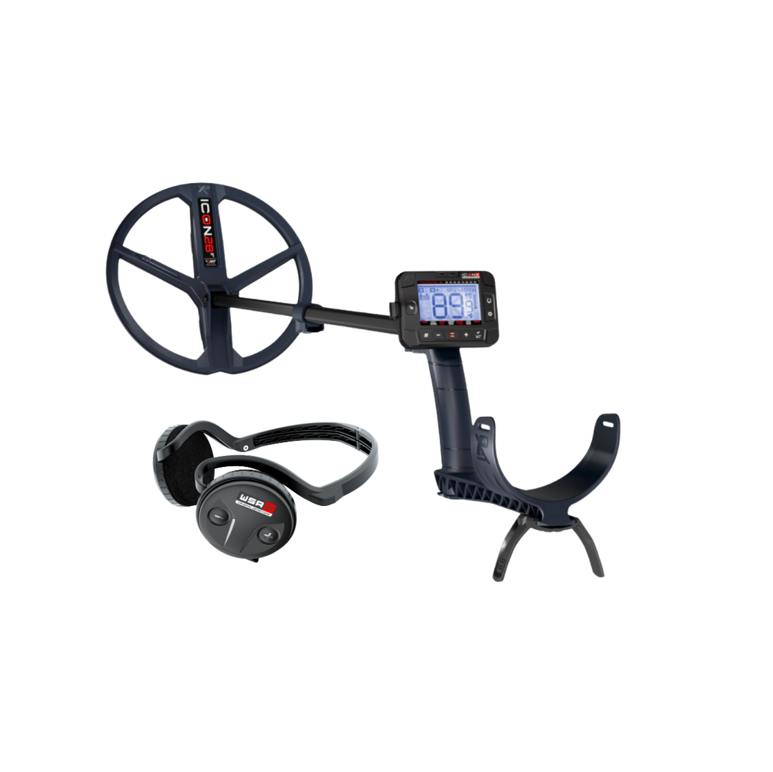 XP Icon X Metal Detector with Wireless Stereo Headphones