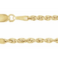 1/10 oz .9999 Pure 24K Maple Gold Bullion with 14K Frame and 22" 2mm Hollow Rope Chain