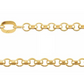 1/10 oz .9999 Pure 24K Maple Gold Bullion with 14K Frame and 20" 2.5 mm Hollow Rolo Chain
