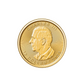 1/4 oz .9999 Pure 24K Maple Gold Round with 14K Frame Pendant
