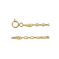 1/10 oz .9999 24K Maple Gold Bullion w/ 14K Frame & 1.8 mm Anchor 20" Chain