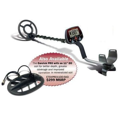 Teknetics Eurotek Pro Metal Detector-Destination Gold Detectors
