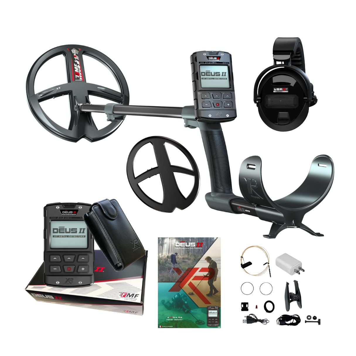 XP DEUS II RC Metal Detector with WSAII XL - Destination Gold Detectors