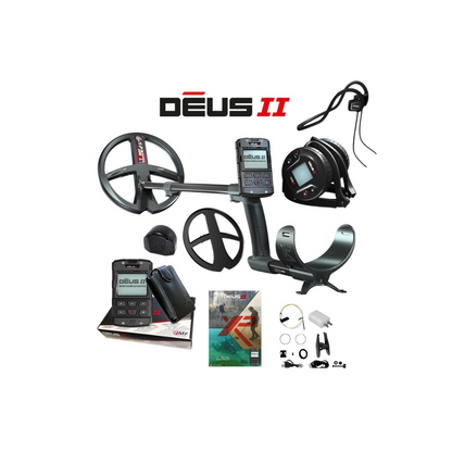 XP DEUS II RC 11" FMF Detector w/ Dive-proof headphones Open Box