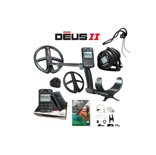 XP DEUS II RC 11" FMF Detector w/ Dive-proof headphones Open Box