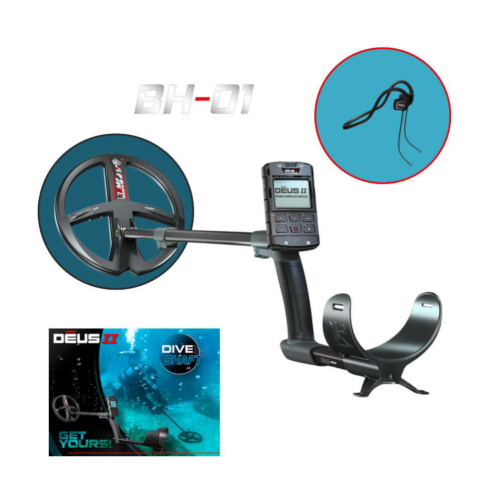 XP DEUS II with BH-O1 Headphones and MI-6 Pointer - Destination Gold Detectors