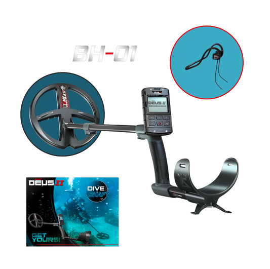 XP DEUS II with BH-O1 Headphones and MI-6 Pointer - Destination Gold Detectors