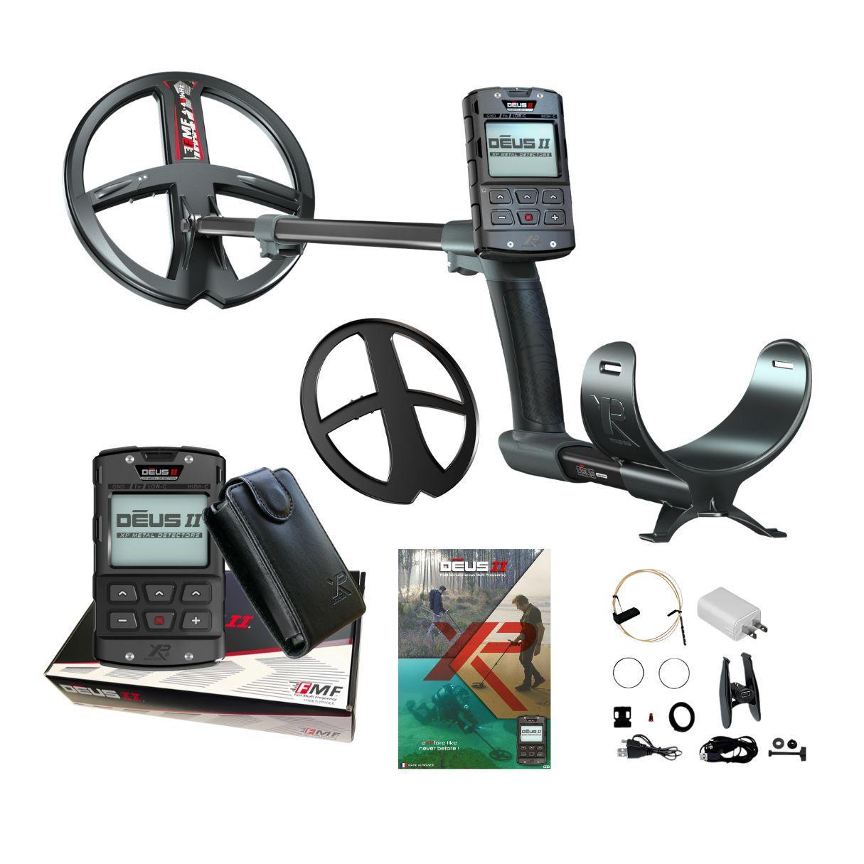 XP Metal Detectors DEUS II with 11" FMF Search Coil and Remote Control