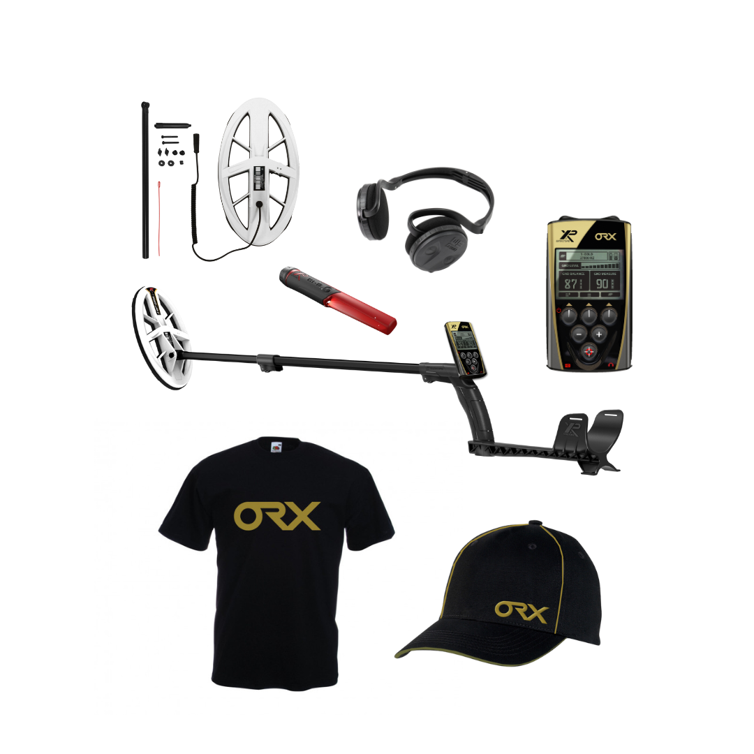 XP ORX Metal Detector with Elliptical 9.5” HF Coil and Pointer ...